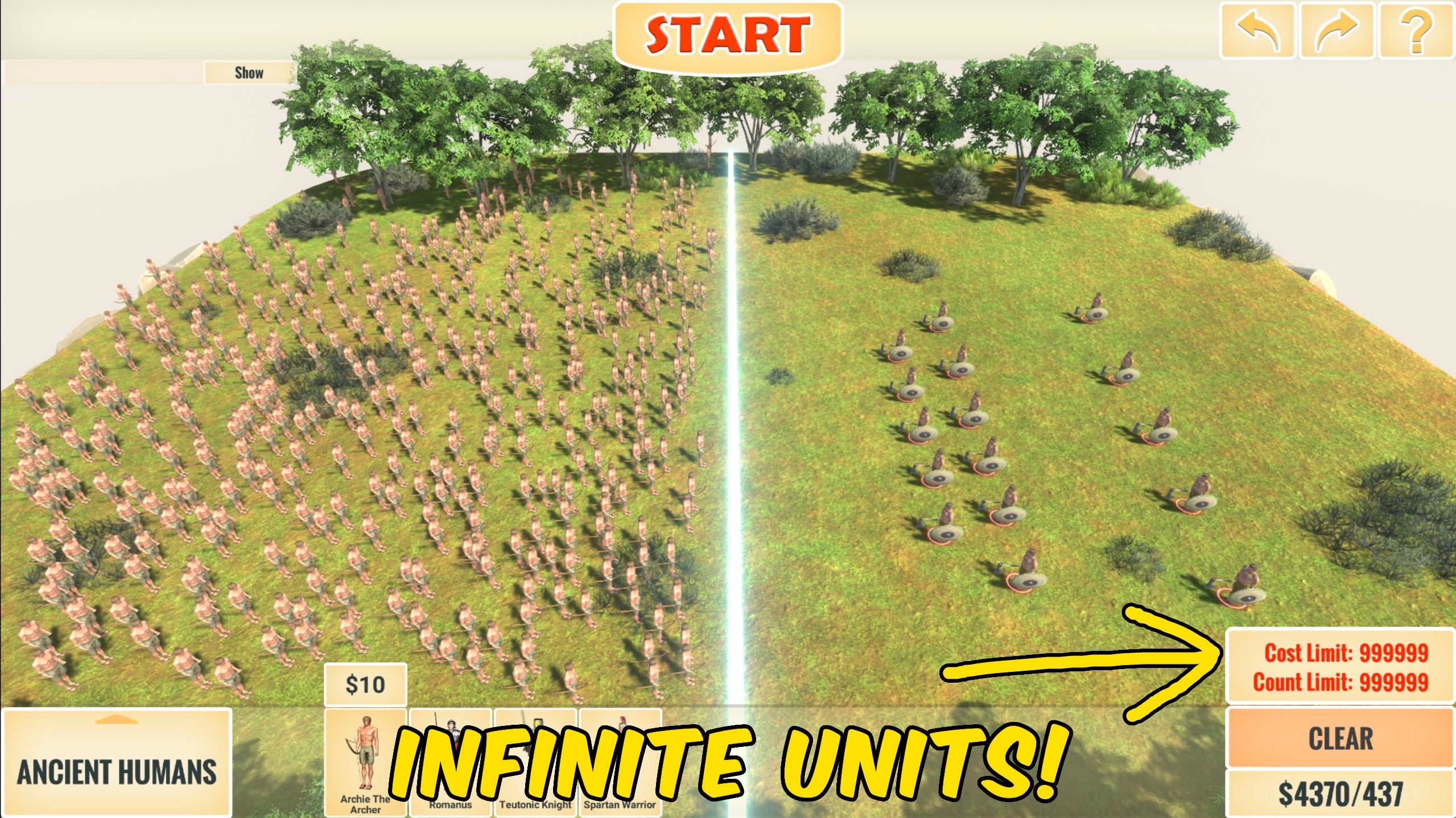 Animal Revolt Battle Simulator — Unlimited Units (screenshot 2)